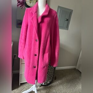 Women's Pink Teddy Jacket